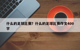 什么的足球比赛？什么的足球比赛作文400字