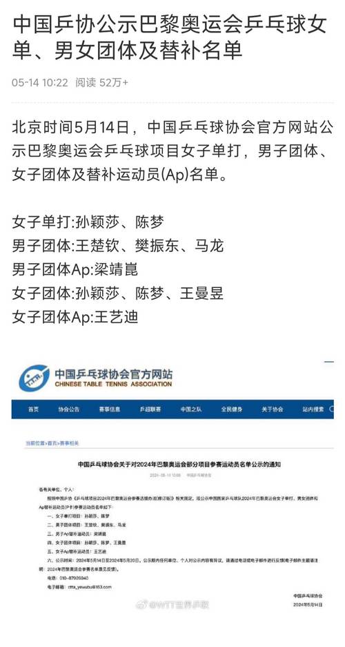 东京奥运会中国乒乓球队参赛名单多少人（东京奥运会中国乒乓球队伍）